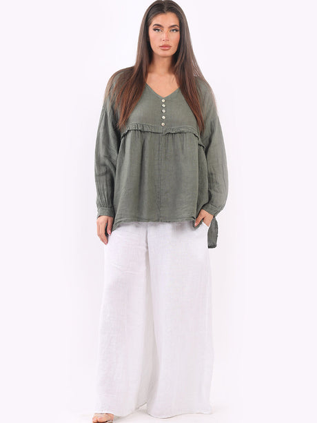 Linen Tunic Top