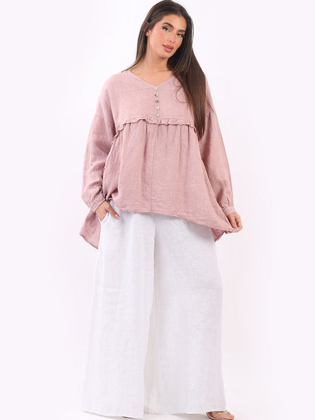 Linen Tunic Top