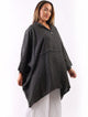 Plus Size Linen Batwing Top