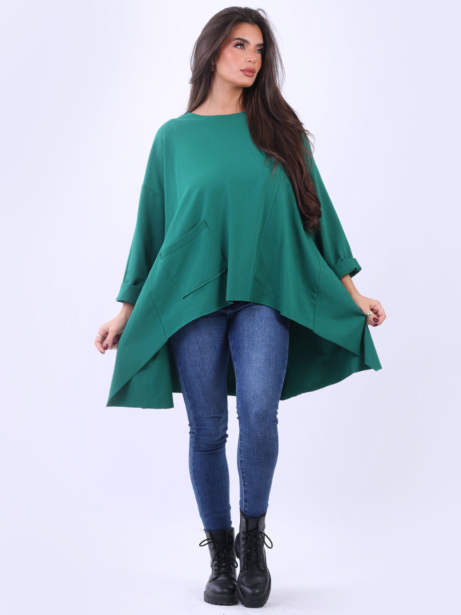 Plus Size Cotton Tunic Top