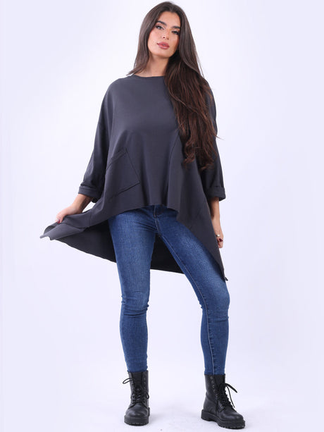 Plus Size Cotton Tunic Top