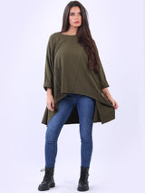 Plus Size Cotton Tunic Top