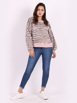 Stripy Knitted Jumper