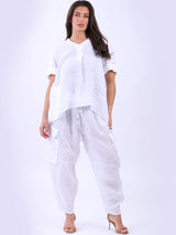 Baggy Linen Top