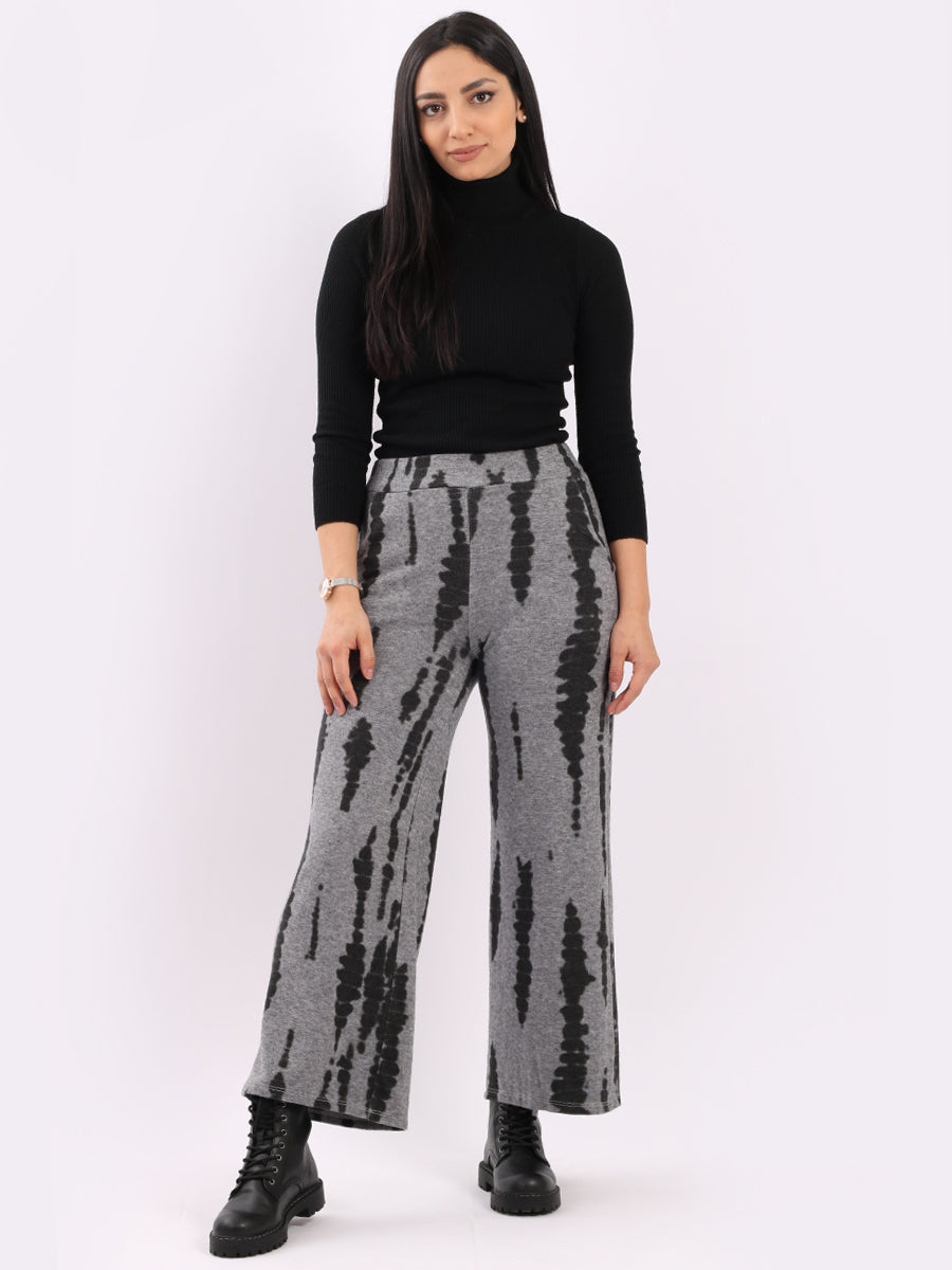 Tie And Dye Wide Leg Trouser