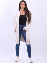 Open Front Women Knitted Cardigan