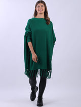 Knitted Oversized Tunic Poncho