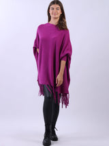 Knitted Oversized Tunic Poncho