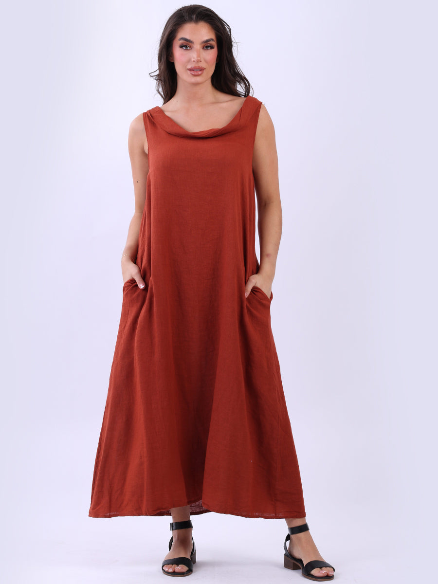 Plus Size Linen Dress