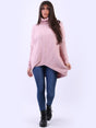 Cowl Neck Knitted Jumper