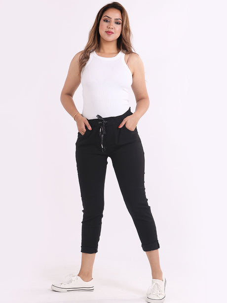 Women Plain Magic Pants