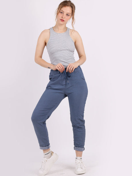 Women Plain Magic Pants