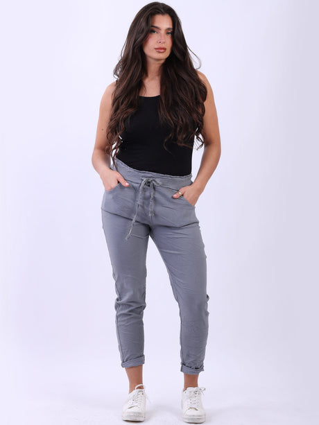 Women Plain Magic Pants