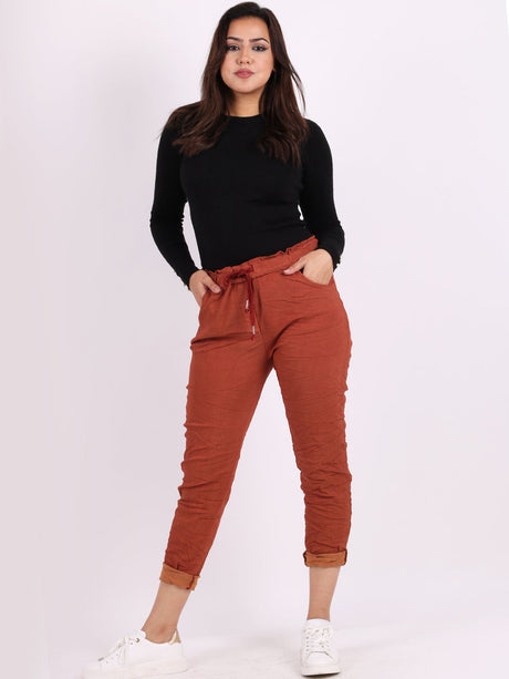 Women Plain Magic Pants